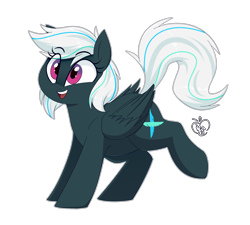 Size: 2000x1800 | Tagged: safe, artist:notenoughapples, oc, oc only, oc:crosswind, species:pegasus, species:pony, commission, female, mare, simple background, smiling, solo, transparent background