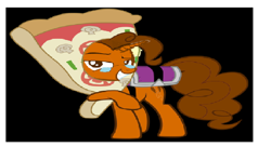 Size: 2148x1170 | Tagged: safe, artist:poundcakemlp2000, artist:tardifice, oc, oc:thomasseidler, oc:thomastheautisticunicorn, species:pony, species:unicorn, episode:rock solid friendship, g4, my little pony: friendship is magic, cute, glasses, pizza box, pizza head, recolor, thomas