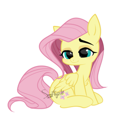 Size: 867x900 | Tagged: safe, artist:snow angel, character:fluttershy, species:pegasus, species:pony, cute, female, mare, shyabetes, simple background, solo, transparent background