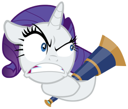 Size: 8200x7000 | Tagged: safe, artist:tardifice, character:mean rarity, character:rarity, species:pony, species:unicorn, episode:the mean 6, g4, my little pony: friendship is magic, absurd resolution, angry, clone, faec, female, gritted teeth, mare, simple background, solo, telescope, transparent background