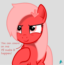 Size: 1800x1805 | Tagged: safe, artist:arifproject, oc, oc only, oc:downvote, derpibooru, derpibooru ponified, determined, meta, ponified, simple background, solo, text, transparent background, vector