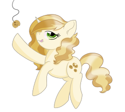 Size: 3000x2700 | Tagged: safe, artist:rainbowtashie, character:sweet biscuit, species:pony, species:unicorn, adorabiscuit, bedroom eyes, cookie, cute, ear fluff, female, food, licking, licking lips, mare, reaching, simple background, solo, tongue out, transparent background