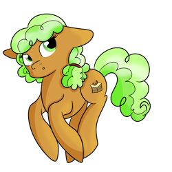 Size: 894x894 | Tagged: safe, artist:rainbowtashie, character:apple brown betty, species:pony, apple family member, simple background, solo, transparent background