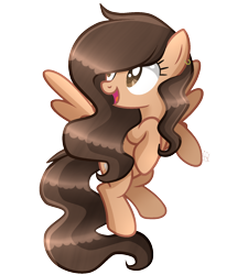 Size: 1496x1665 | Tagged: safe, artist:sugaryicecreammlp, oc, oc:april rose, species:pegasus, species:pony, female, mare, simple background, solo, transparent background