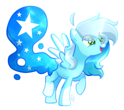 Size: 1405x1252 | Tagged: safe, artist:sugaryicecreammlp, oc, species:pegasus, species:pony, augmented tail, female, mare, simple background, solo, transparent background