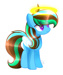 Size: 904x1069 | Tagged: safe, artist:sugaryicecreammlp, oc, oc:angel, species:pegasus, species:pony, female, mare, simple background, solo, transparent background