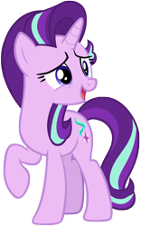 Size: 5174x8299 | Tagged: safe, artist:andoanimalia, character:starlight glimmer, species:pony, species:unicorn, episode:the end in friend, g4, my little pony: friendship is magic, absurd resolution, female, open mouth, simple background, solo, transparent background, vector