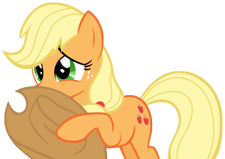 Size: 5250x3712 | Tagged: safe, artist:andoanimalia, character:applejack, species:earth pony, species:pony, episode:the return of harmony, g4, my little pony: friendship is magic, applejack's hat, clothing, cowboy hat, cute, female, freckles, hat, jackabetes, simple background, solo, stetson, transparent background, vector
