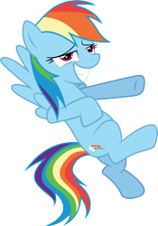 Size: 5735x8203 | Tagged: safe, artist:illumnious, character:rainbow dash, species:pony, episode:the mysterious mare do well, g4, my little pony: friendship is magic, .ai available, absurd resolution, female, grin, mare, pose, simple background, smiling, solo, transparent background, vector