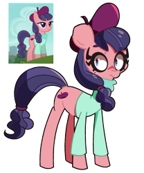 Size: 1280x1536 | Tagged: safe, artist:turtlefarminguy, character:raspberry beret, species:earth pony, species:pony, background pony, clothing, female, mare, simple background, solo, transparent background