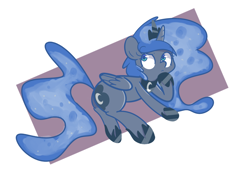 Size: 1280x896 | Tagged: safe, artist:turtlefarminguy, character:princess luna, species:alicorn, species:pony, abstract background, female, mare, solo, thoughtful