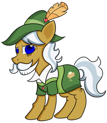 Size: 2625x3000 | Tagged: safe, artist:rainbowtashie, character:apple strudel, species:earth pony, species:pony, apple family member, elderly, male, simple background, solo, transparent background
