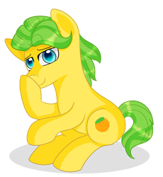 Size: 858x932 | Tagged: safe, artist:rainbowtashie, character:uncle orange, species:pony, male, simple background, solo, stifling laughter, transparent background