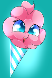 Size: 800x1200 | Tagged: safe, artist:turtlefarminguy, character:pinkie pie, cotton candy, cotton pindy, food, food transformation, inanimate tf, pindy floss, transformation