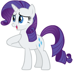 Size: 4816x4703 | Tagged: safe, artist:andoanimalia, character:rarity, species:pony, species:unicorn, episode:simple ways, g4, my little pony: friendship is magic, absurd resolution, female, mare, open mouth, pointing at self, raised hoof, simple background, solo, transparent background, vector