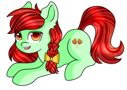 Size: 1200x852 | Tagged: safe, artist:rainbowtashie, character:candy apples, species:pony, apple family member, background pony, female, mare, simple background, solo, transparent background