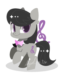 Size: 780x975 | Tagged: safe, artist:snow angel, character:octavia melody, species:earth pony, species:pony, cute, ear fluff, female, mare, rearing, simple background, solo, tavibetes, transparent background