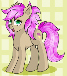 Size: 2642x3000 | Tagged: safe, artist:rainbowtashie, character:strawberry scoop, species:pony, female, friendship student, mare, simple background, solo
