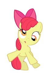 Size: 7000x10862 | Tagged: safe, artist:tardifice, character:apple bloom, species:pony, cute, derp, dizzy, female, filly, silly, silly pony, solo, vector, wobbling