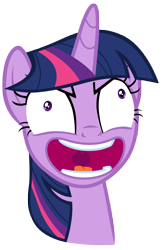 Size: 7000x10600 | Tagged: safe, artist:tardifice, character:twilight sparkle, character:twilight sparkle (alicorn), species:alicorn, species:pony, episode:starlight the hypnotist, spoiler:interseason shorts, absurd resolution, female, insanity, simple background, solo, transparent background, twilight hates ladybugs, twilight is a maniac, vector