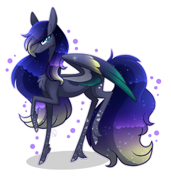 Size: 1937x2013 | Tagged: safe, artist:sugaryicecreammlp, oc, oc:dazzle stargazer, species:pegasus, species:pony, colored wings, female, mare, multicolored wings, simple background, solo, transparent background, wings