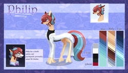 Size: 5200x3000 | Tagged: safe, artist:sugaryicecreammlp, oc, oc:philip, species:earth pony, species:pony, clothing, lab coat, male, reference sheet, solo, stallion, sweater, turtleneck