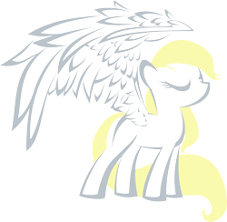 Size: 3408x3324 | Tagged: safe, artist:up1ter, character:derpy hooves, species:pegasus, species:pony, eyes closed, female, hooves, lineart, mare, simple background, solo, spread wings, transparent background, vector, wings