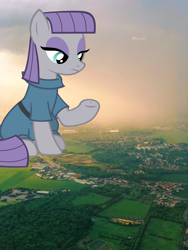 Size: 3024x4032 | Tagged: safe, artist:tardifice, character:maud pie, species:pony, female, giant ponies in real life, giant pony, giantess, irl, macro, photo, solo