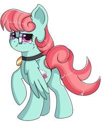 Size: 1280x1565 | Tagged: safe, artist:rainbowtashie, commissioner:bigonionbean, character:posey shy, character:windy whistles, oc, oc:gentle breeze, species:pegasus, species:pony, cute, female, fusion, fusion:gentle breeze, mare, solo, wide hips