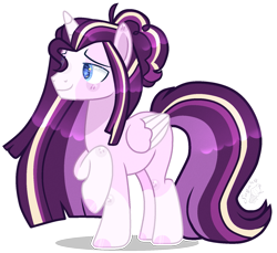 Size: 1585x1454 | Tagged: safe, artist:sugaryicecreammlp, base used, oc, parent:pinkie pie, parent:twilight sparkle, parents:twinkie, species:alicorn, species:pony, magical lesbian spawn, male, offspring, simple background, solo, stallion, transparent background