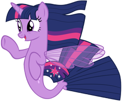 Size: 6673x5563 | Tagged: safe, artist:andoanimalia, character:twilight sparkle, character:twilight sparkle (alicorn), species:seapony (g4), episode:surf and/or turf, g4, my little pony: friendship is magic, absurd resolution, cutie mark, female, seaponified, seapony twilight, simple background, solo, species swap, transparent background, vector