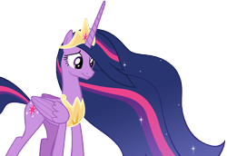 Size: 14212x9805 | Tagged: safe, artist:andoanimalia, character:twilight sparkle, character:twilight sparkle (alicorn), species:alicorn, species:pony, episode:the last problem, g4, my little pony: friendship is magic, absurd resolution, female, mare, older, older twilight, princess twilight 2.0, simple background, smiling, solo, transparent background, vector