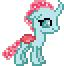 Size: 64x66 | Tagged: safe, artist:botchan-mlp, character:ocellus, species:changeling, species:reformed changeling, animated, blinking, cute, diaocelles, female, gif, nymph, pixel art, simple background, solo, standing, transparent background