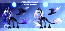 Size: 5833x2802 | Tagged: safe, artist:sugaryicecreammlp, character:princess luna, species:pony, alternate design, female, solo, unshorn fetlocks