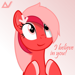 Size: 1500x1500 | Tagged: safe, artist:arifproject, oc, oc only, oc:downvote, species:earth pony, species:pony, derpibooru, derpibooru ponified, cute, downvotes are upvotes, looking up, meta, ponified, simple background, smiling, solo, text, vector
