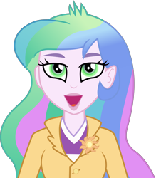 Size: 7347x8403 | Tagged: safe, artist:illumnious, character:princess celestia, character:principal celestia, equestria girls:rainbow rocks, g4, my little pony: equestria girls, my little pony:equestria girls, .svg available, female, mind control, simple background, solo, transparent background, vector