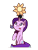 Size: 1350x1800 | Tagged: safe, artist:flutterluv, character:starlight glimmer, species:pony, species:unicorn, g4, blep, cute, female, glimmerbetes, implied princess celestia, implied princess luna, mare, moon, raised hoof, simple background, sitting, solo, sun, tongue out, transparent background