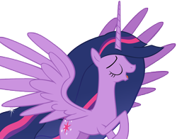 Size: 13392x10500 | Tagged: safe, alternate version, artist:andoanimalia, character:twilight sparkle, character:twilight sparkle (alicorn), species:alicorn, species:pony, episode:the last problem, g4, my little pony: friendship is magic, absurd resolution, female, flying, mare, princess twilight 2.0, simple background, solo, transparent background, vector