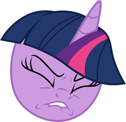 Size: 4242x4113 | Tagged: safe, artist:illumnious, character:twilight sparkle, character:twilight sparkle (alicorn), species:alicorn, species:pony, episode:deep tissue memories, spoiler:deep tissue memories, spoiler:mlp friendship is forever, absurd resolution, eyes closed, female, head, mare, simple background, solo, transparent background, vector