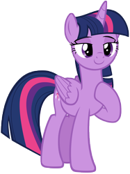 Size: 7700x10320 | Tagged: safe, artist:andoanimalia, character:twilight sparkle, character:twilight sparkle (alicorn), species:alicorn, species:pony, episode:deep tissue memories, spoiler:deep tissue memories, absurd resolution, cutie mark, female, mare, raised hoof, simple background, smiling, solo, transparent background, vector