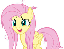 Size: 8950x6800 | Tagged: safe, artist:andoanimalia, character:fluttershy, species:pegasus, species:pony, episode:she talks to angel, g4, my little pony: friendship is magic, female, messy mane, simple background, solo, transparent background, vector