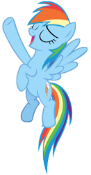 Size: 4899x9326 | Tagged: safe, artist:andoanimalia, character:rainbow dash, species:pegasus, species:pony, episode:tanks for the memories, g4, my little pony: friendship is magic, flying, i'll fly, simple background, transparent background, vector