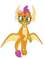 Size: 655x851 | Tagged: safe, artist:queencold, character:smolder, species:dragon, anklet, bangles, coral, dragoness, female, jewelry, simple background, solo, transparent background