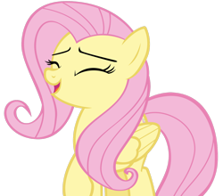 Size: 1280x1125 | Tagged: safe, artist:andoanimalia, character:fluttershy, episode:what about discord?, g4, my little pony: friendship is magic, cute, laughing, shyabetes, simple background, transparent background, vector