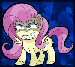 Size: 4000x3571 | Tagged: safe, artist:rainbowtashie, character:fluttershy, species:pegasus, species:pony, episode:cute-pocalypse meow, g4.5, my little pony: pony life, my little pony:pony life, spoiler:pony life s01e03, butt fluff, female, high res, simple background, solo