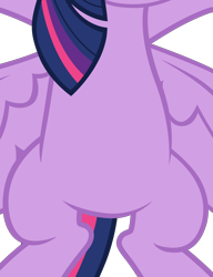 Size: 3128x4069 | Tagged: safe, artist:tardifice, edit, character:twilight sparkle, character:twilight sparkle (alicorn), species:alicorn, species:pony, episode:the saddle row review, g4, my little pony: friendship is magic, belly, bipedal, cropped, featureless crotch, female, high res, pictures of bellies, simple background, solo, transparent background, vector, vector edit, wings