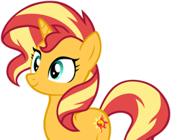 Size: 1280x1050 | Tagged: safe, artist:andoanimalia, character:sunset shimmer, species:pony, species:unicorn, equestria girls:spring breakdown, g4, my little pony: equestria girls, my little pony:equestria girls, cute, female, mare, shimmerbetes, simple background, solo, transparent background, vector