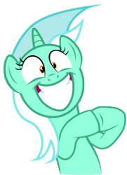 Size: 7010x9700 | Tagged: safe, artist:tardifice, character:lyra heartstrings, species:pony, g4, absurd resolution, faec, female, irrational exuberance, simple background, smiling, solo, transparent background, vector