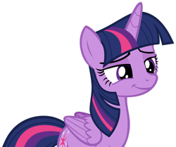Size: 1280x1070 | Tagged: safe, artist:andoanimalia, character:twilight sparkle, species:alicorn, species:pony, episode:a flurry of emotions, g4, my little pony: friendship is magic, bedroom eyes, coy, female, simple background, smiling, transparent background, vector