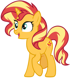 Size: 1280x1405 | Tagged: safe, artist:andoanimalia, character:sunset shimmer, species:pony, species:unicorn, equestria girls:forgotten friendship, g4, my little pony: equestria girls, my little pony:equestria girls, female, mare, reaction image, simple background, smiling, solo, transparent background, vector